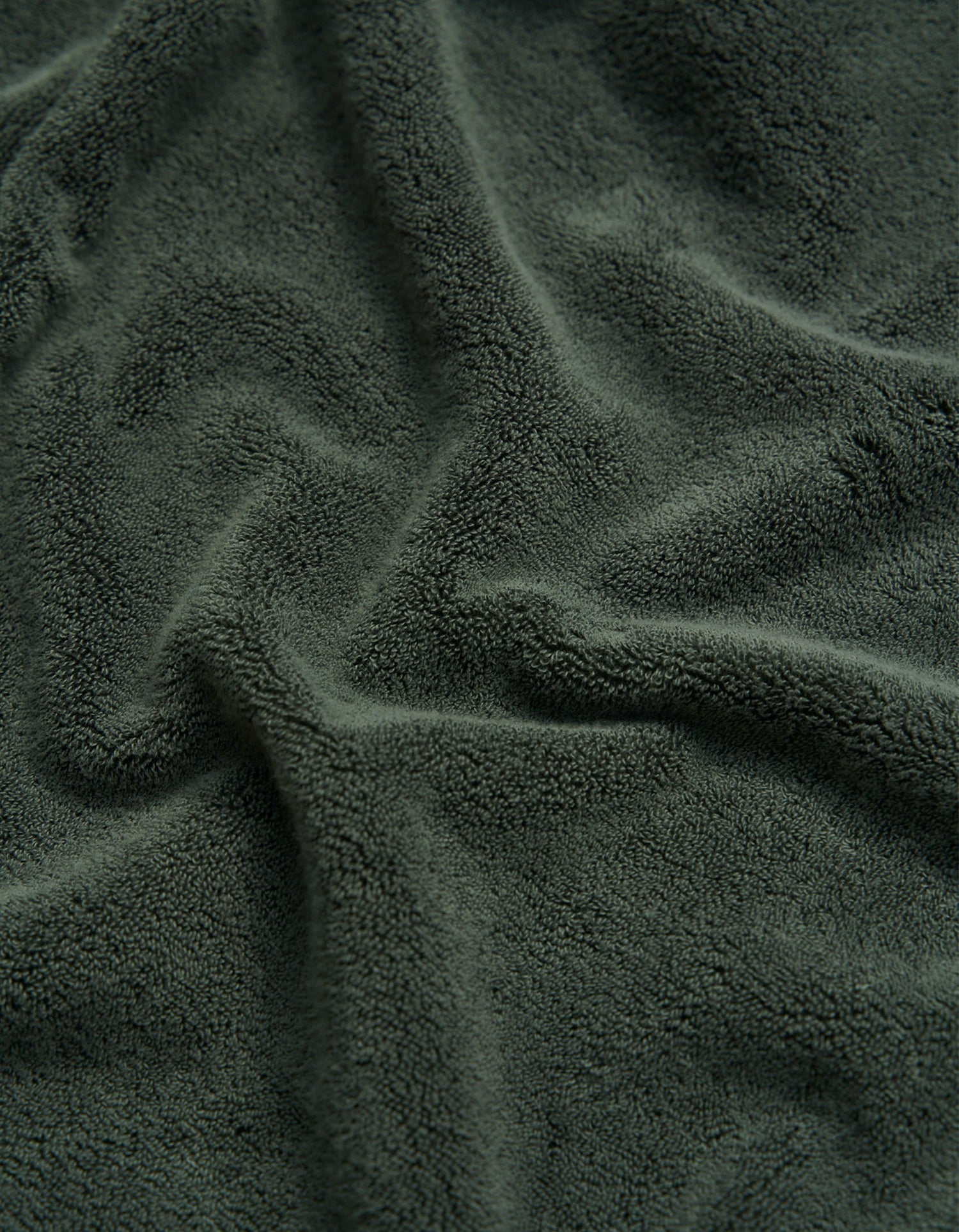 Serviette de bain moelleuse - Vert Forêt