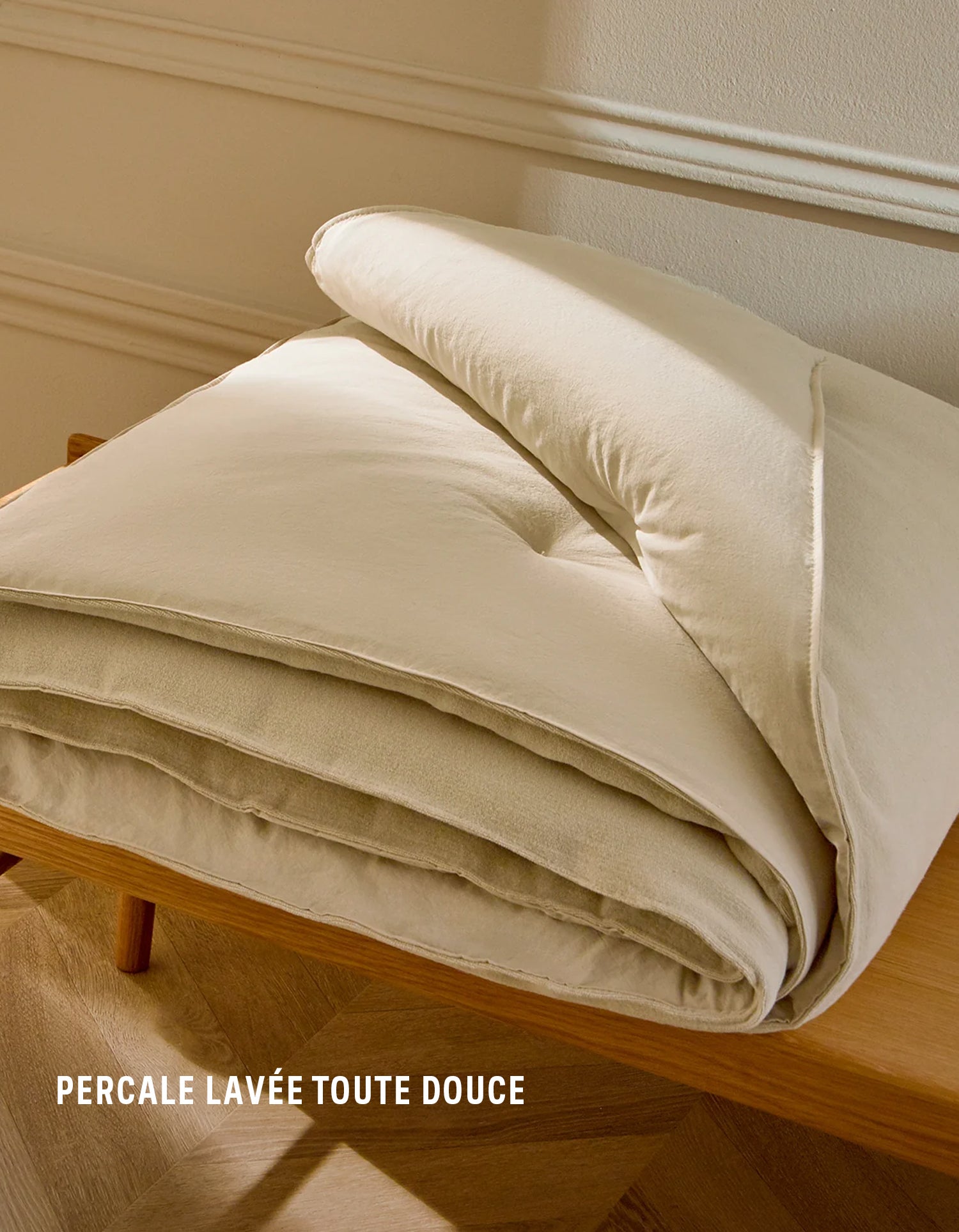 Couvre-lit boutis Velours - Naturel