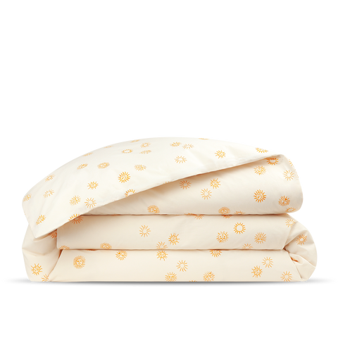 Housse de couette Percale lavée - Soleil d'Ibiza