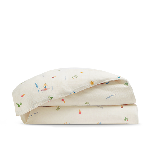 Musselin Bettbezug Baby & Kind - Surfer