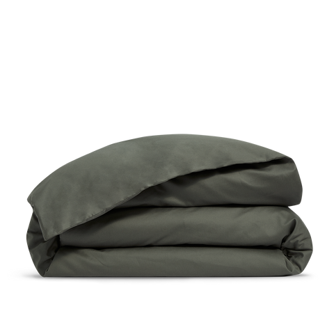 Housse de couette Satin de coton 200 fils - Vert Anglais