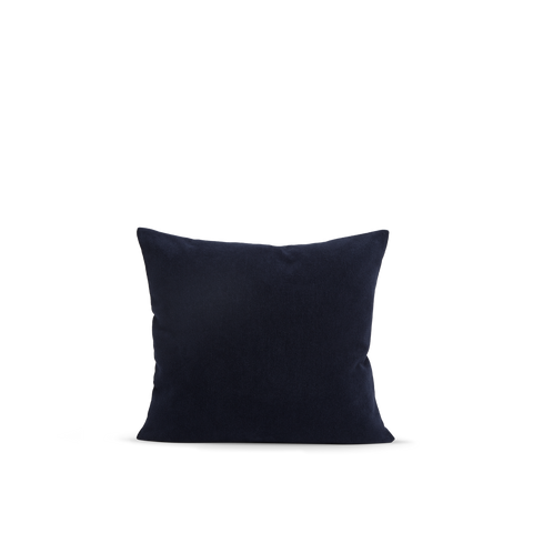 Il cuscino quadrato in velluto - Blu Velour
