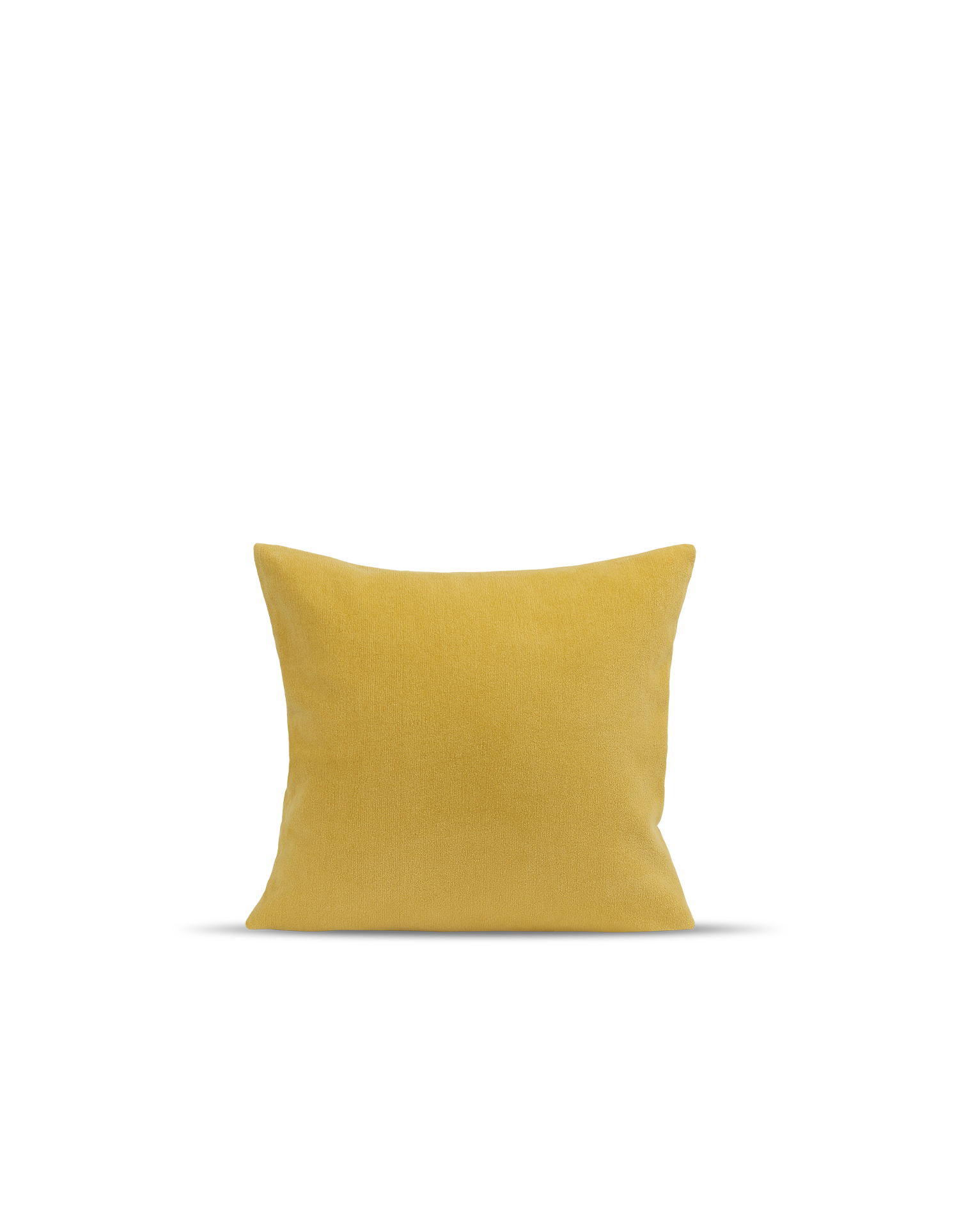 Il cuscino quadrato in velluto - Giallo Sole