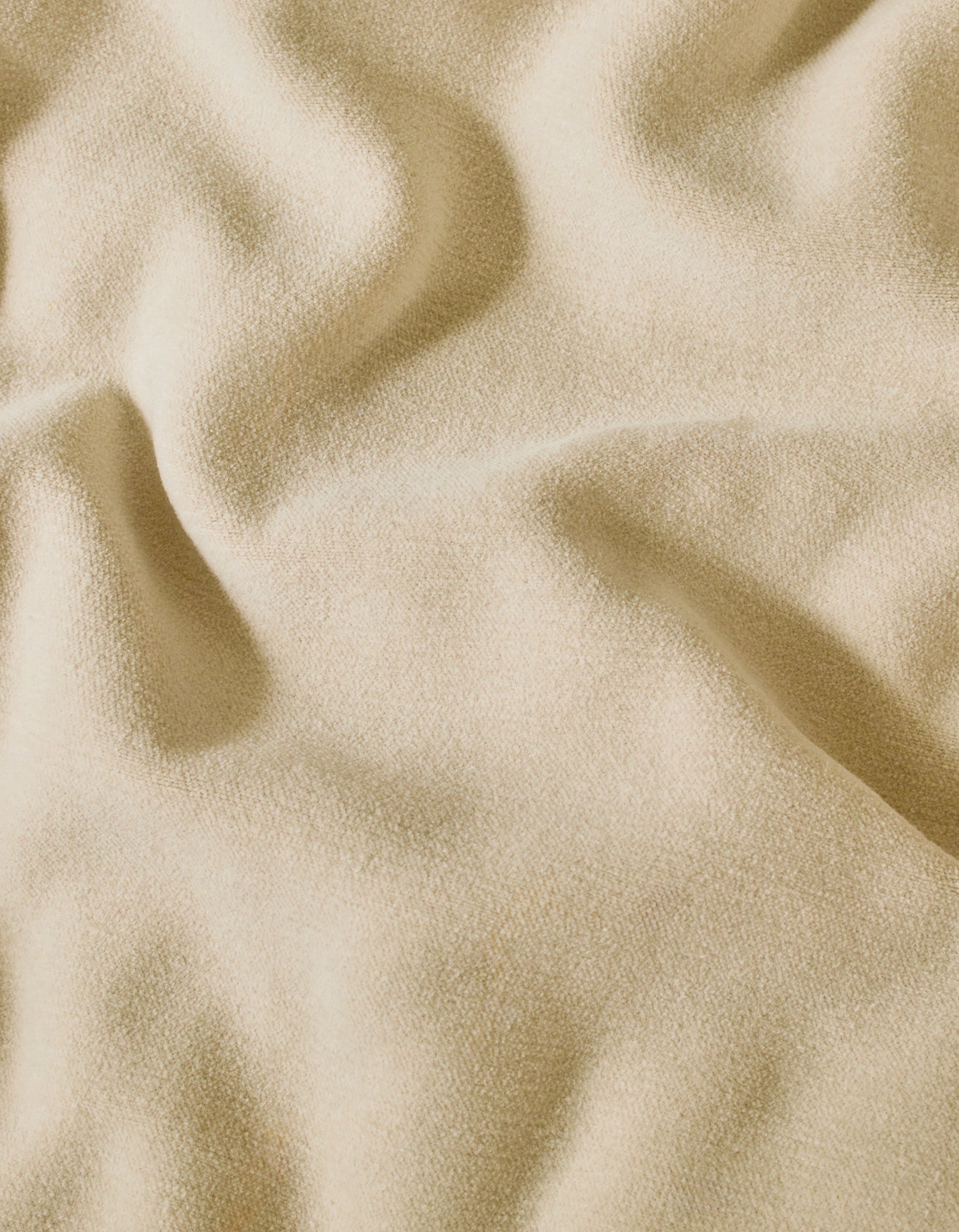Das lange Samtkissen - Naturfarben