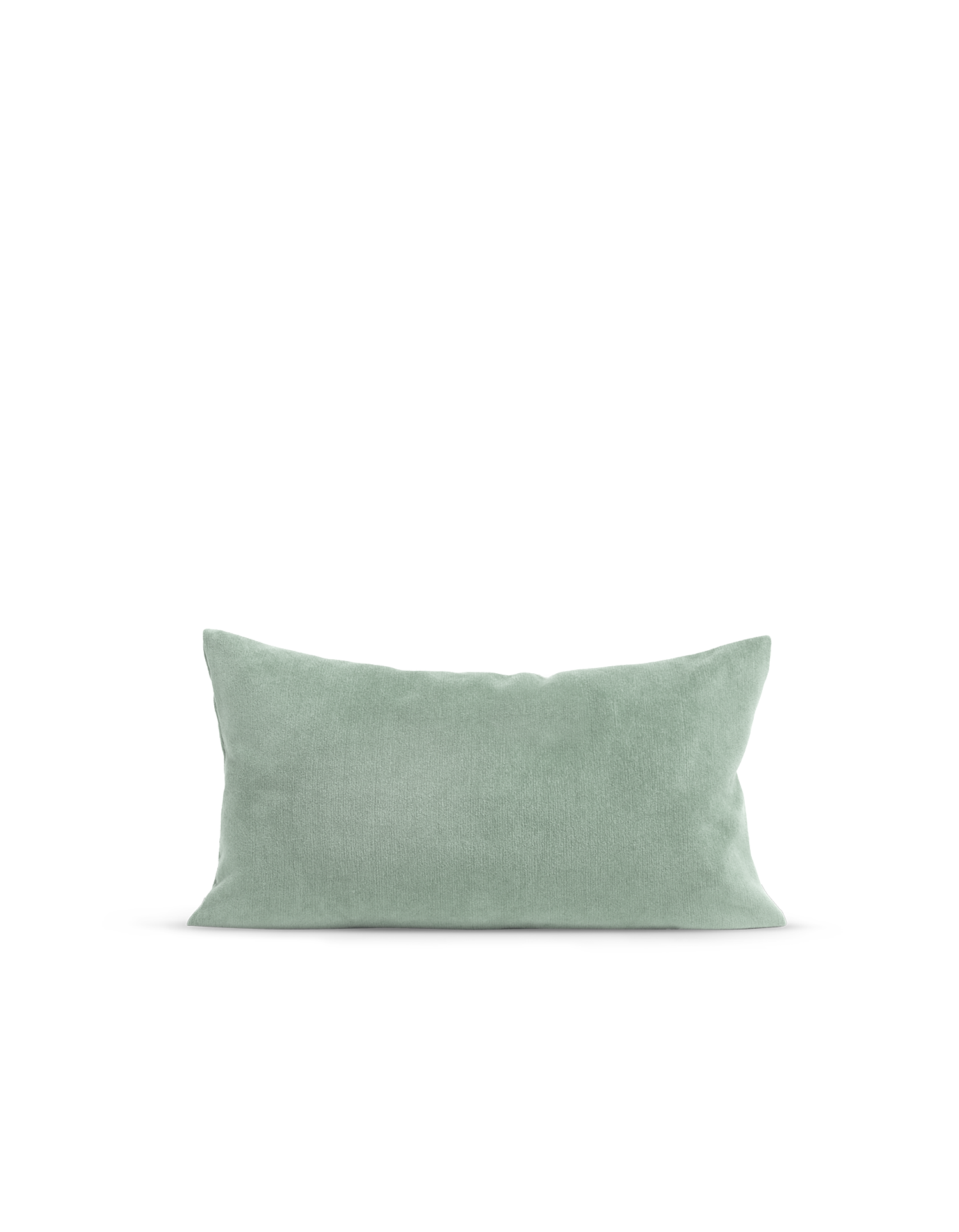 Il lungo cuscino di velluto - Verde Tenue