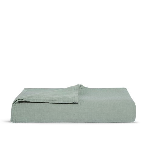 De bedsprei - Zachtgroen