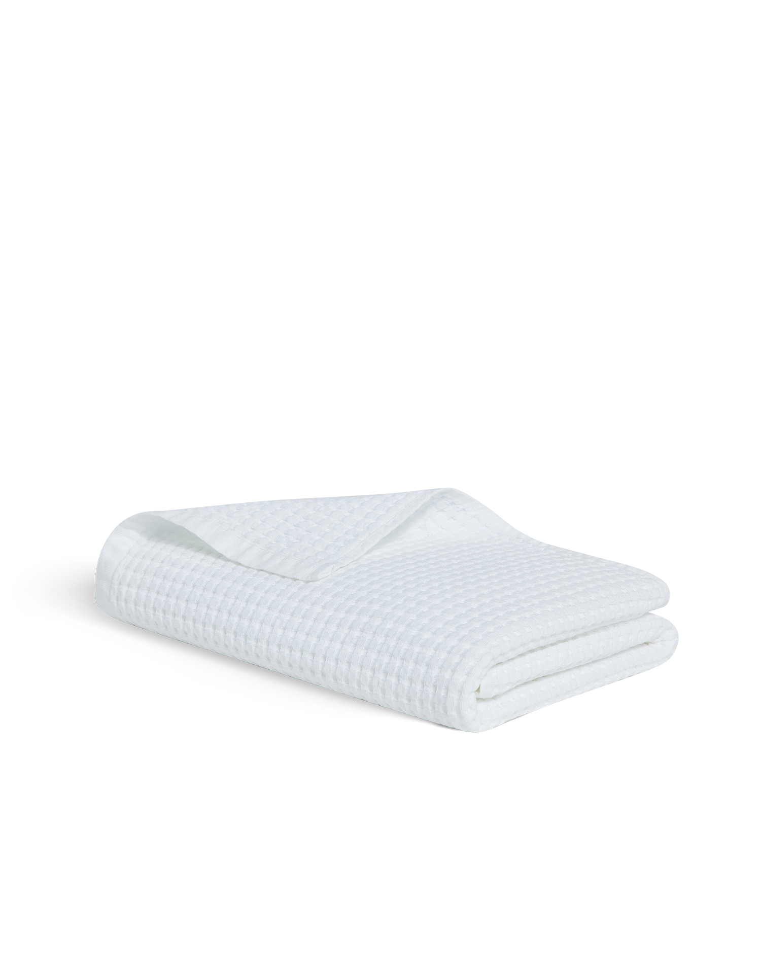 Serviette de bain Nid d'abeille - Juste Le Blanc