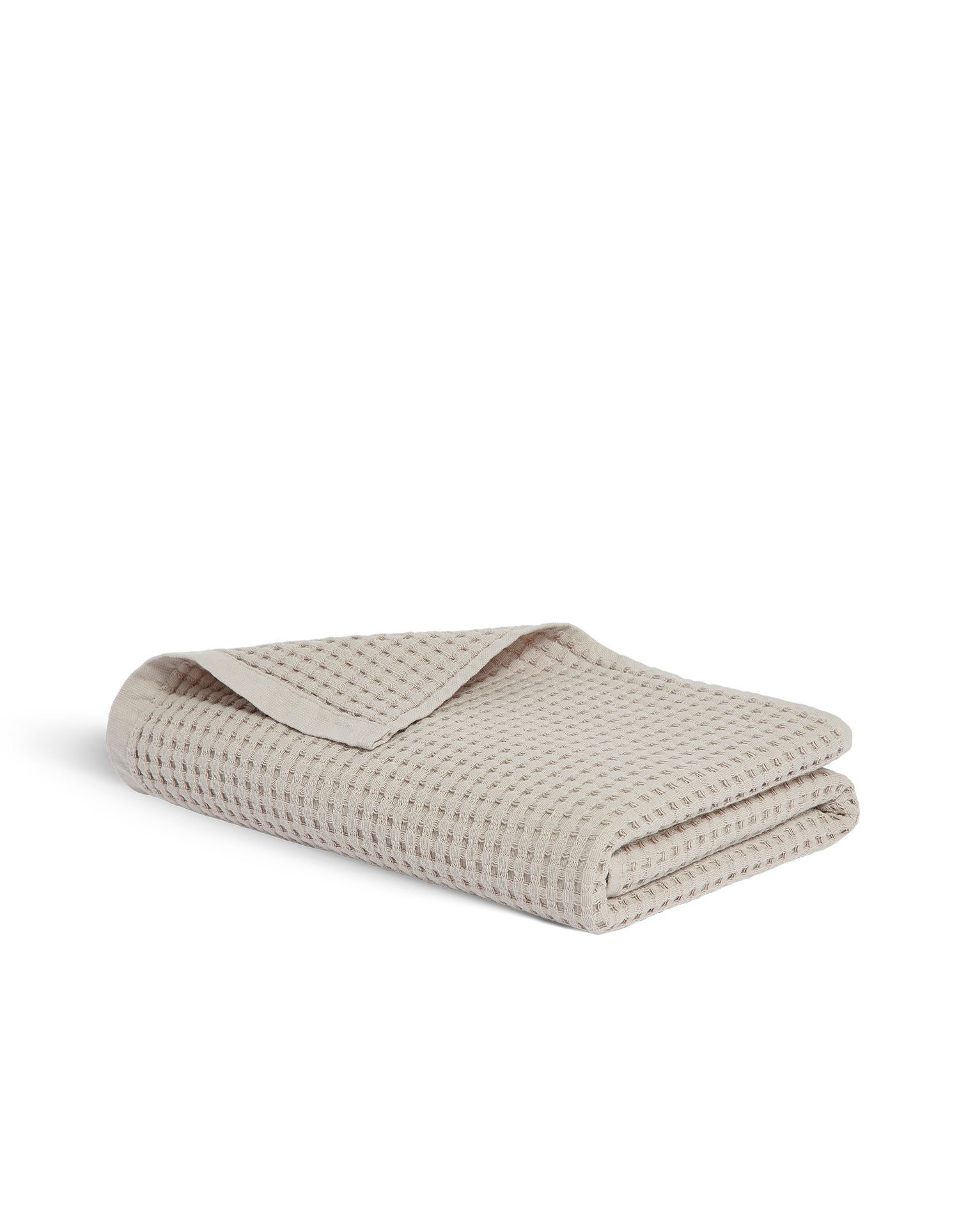 Serviette de bain Nid d'abeille - Sable