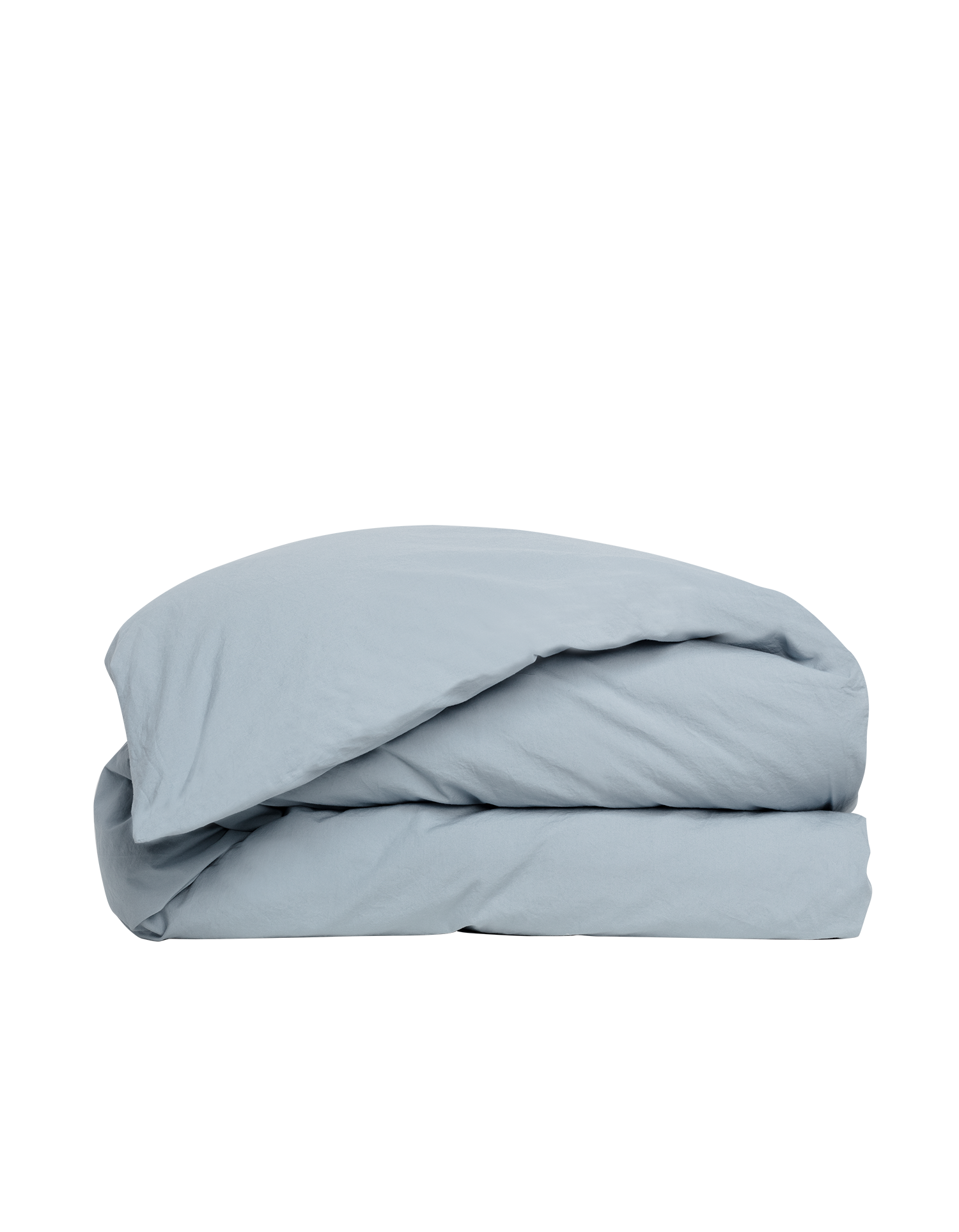 Dekbedovertrek Gewassen Perkal Baby & Kind - Klein Blauw
