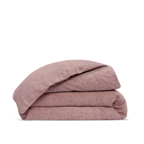 Gewaschenem Leinen Bettbezug - Siena-Chambray