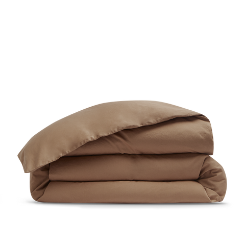 Housse de couette Satin lavé - Tabac