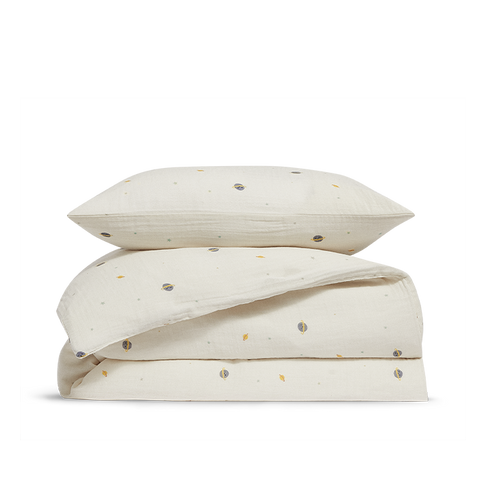 Musselin Bettwäsche-set Baby & Kind - Kleine Planeten