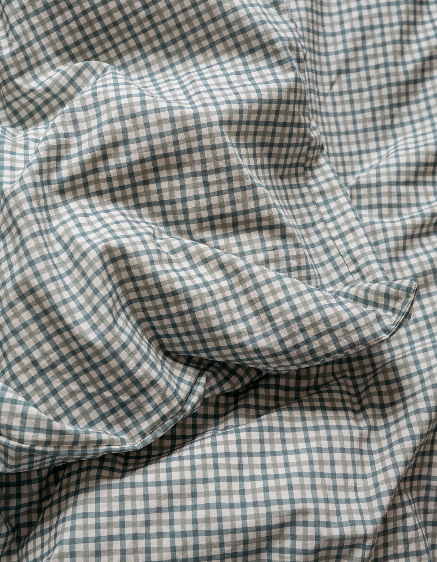 Kussensloop Gewassen Perkal Baby & Kind - Kleine Gingham