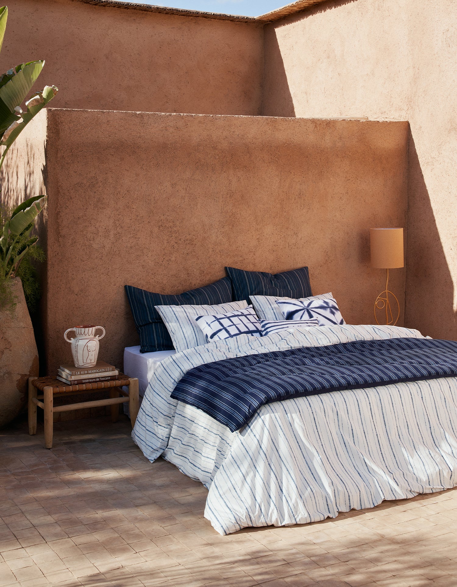 Drap housse Percale lavée - Blanc