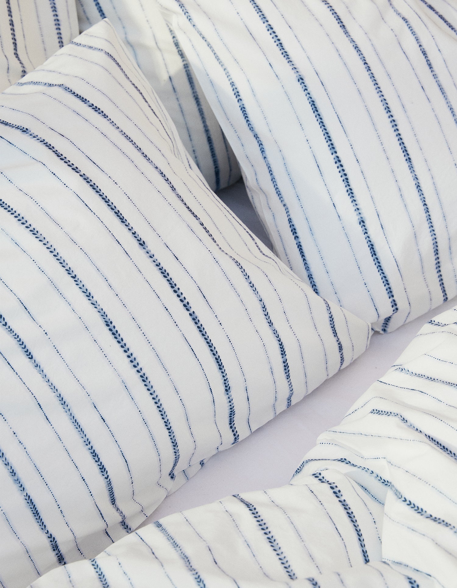 Drap housse Percale lavée - Blanc