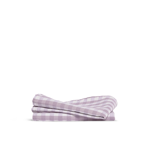 Servietten x2 - Fliederfarben Gingham