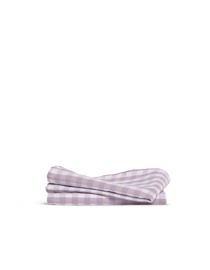 Servietten x2 - Fliederfarben Gingham