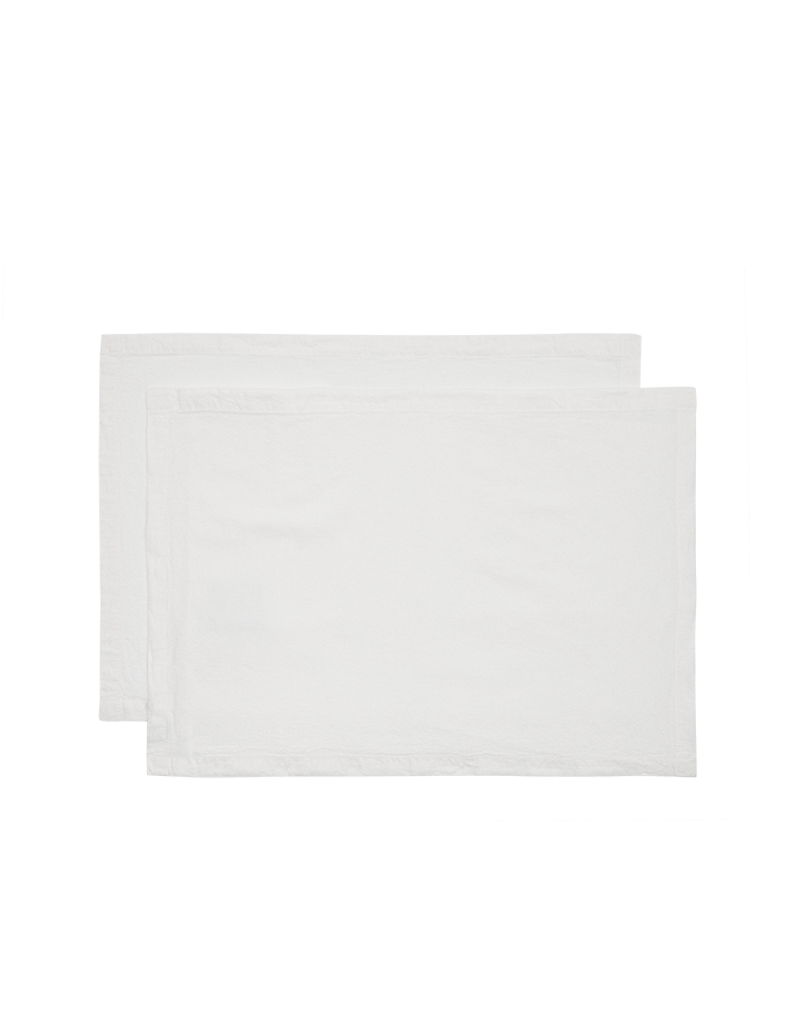 Sets de table x2 - Blanc