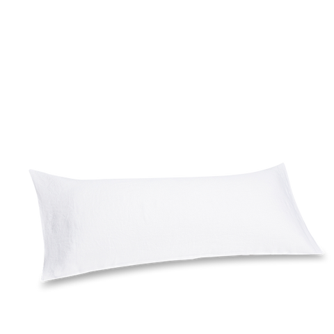 Bolster kussensloop Gewassen Linnen - Wit