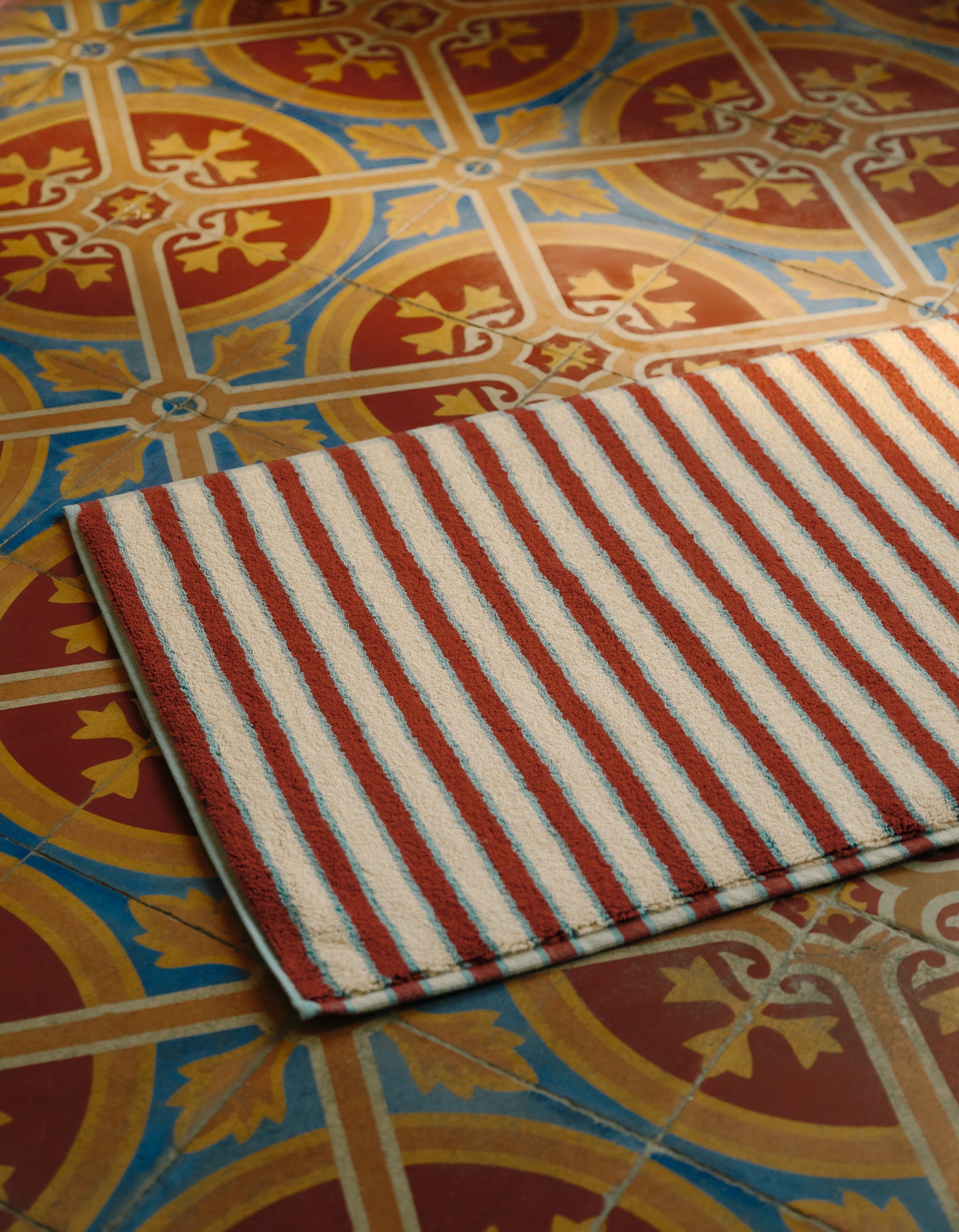 Tapis de bain moelleux - Milano Rouge
