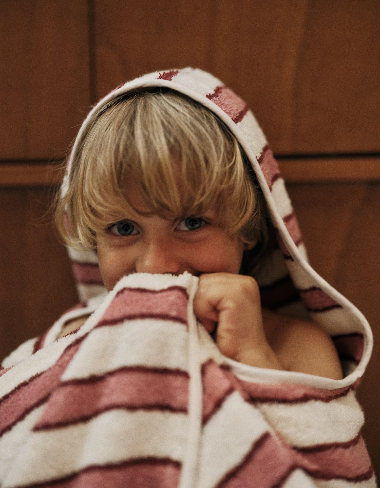 Kids' Plush Velour Hooded Towel - Taormina