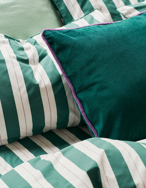 Housse de coussin Club Côtelé - Club Côtelé Vert