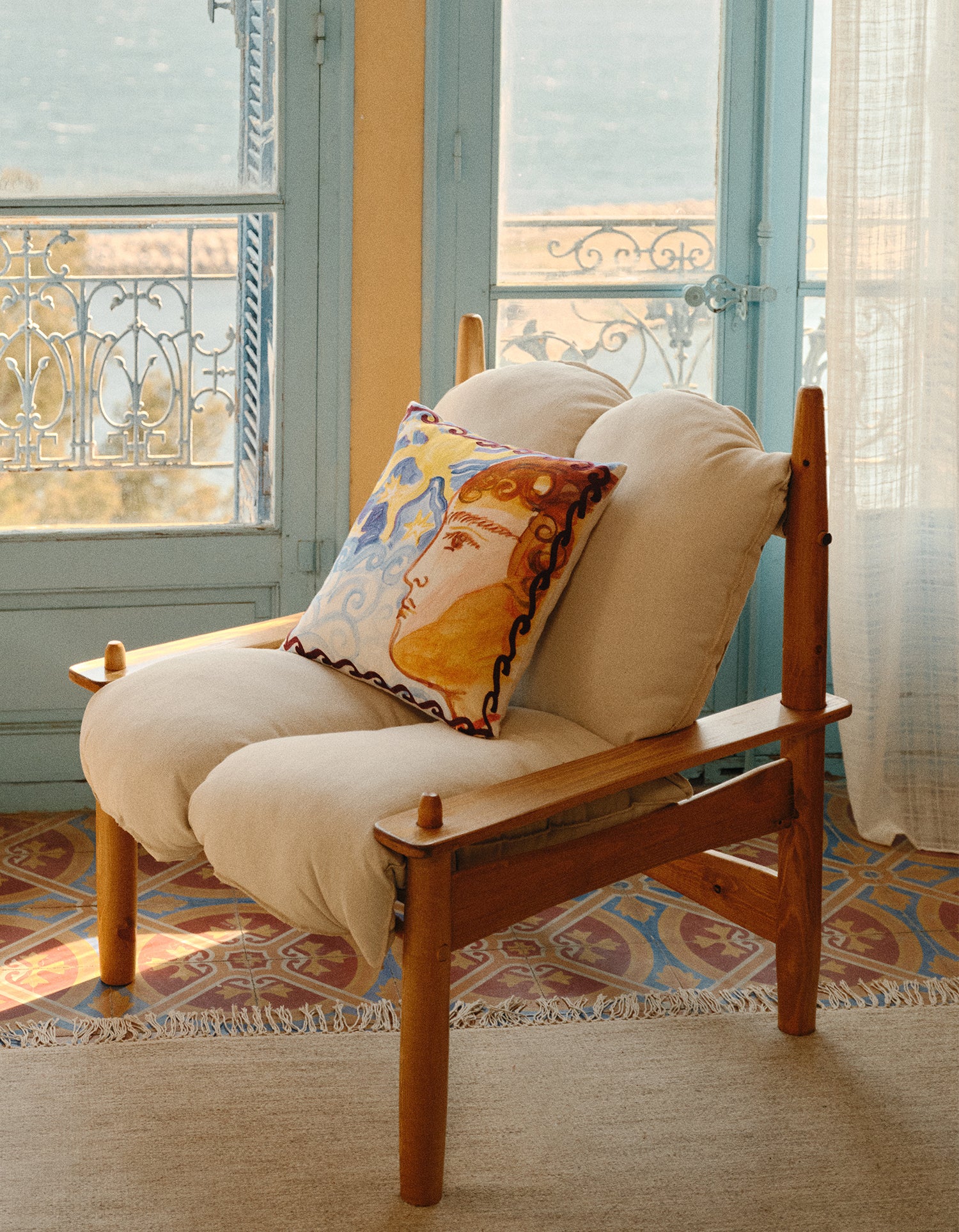 Housse de coussin - Jacques Merle x Bonsoirs - Le Rêve