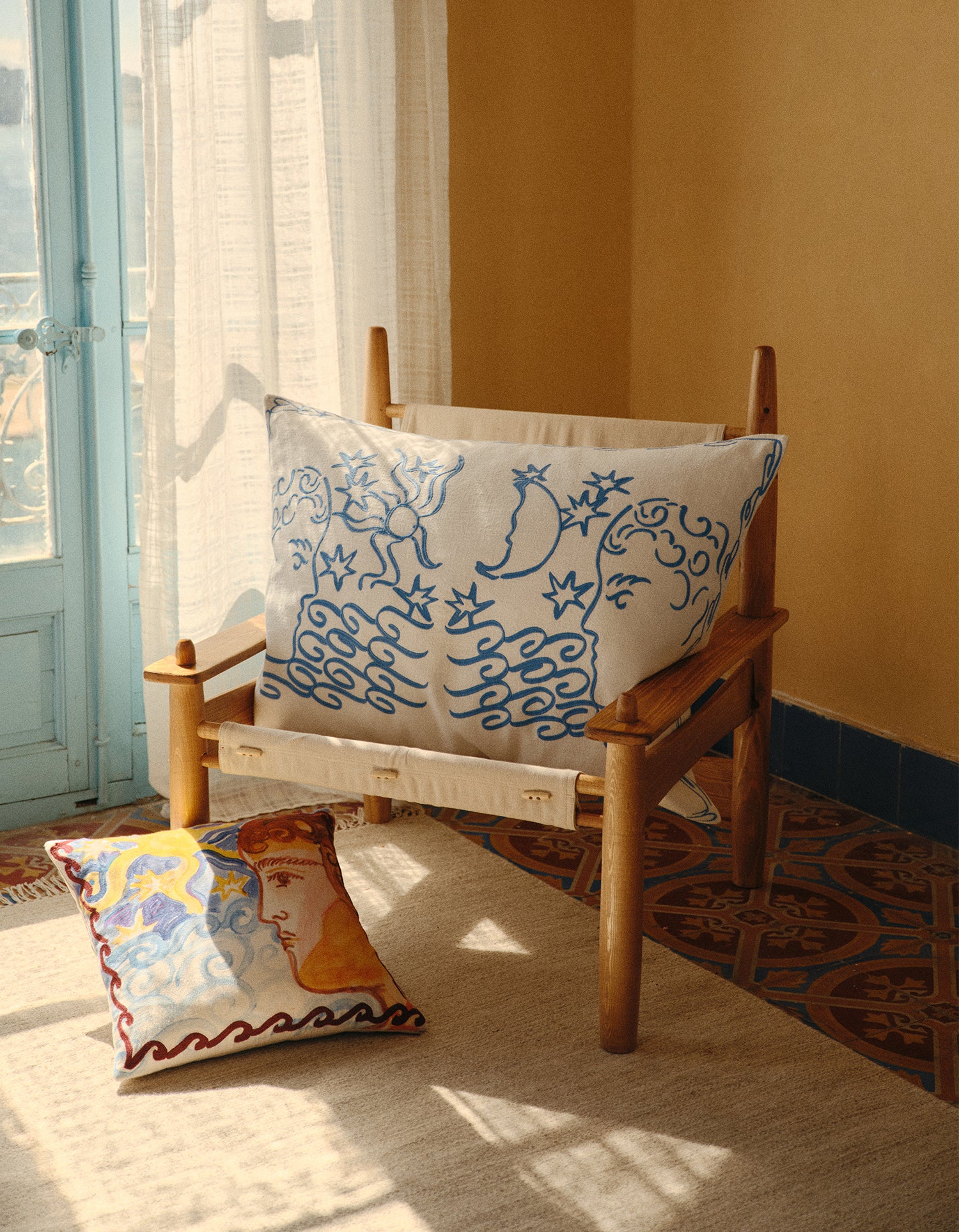 Housse de coussin - Jacques Merle x Bonsoirs - Le Rêve