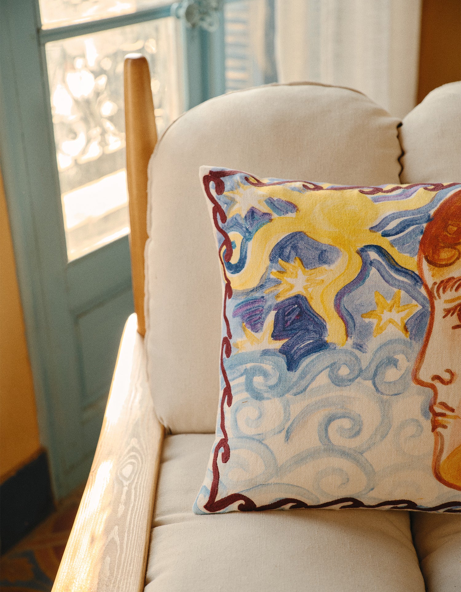 Housse de coussin - Jacques Merle x Bonsoirs - Le Rêve
