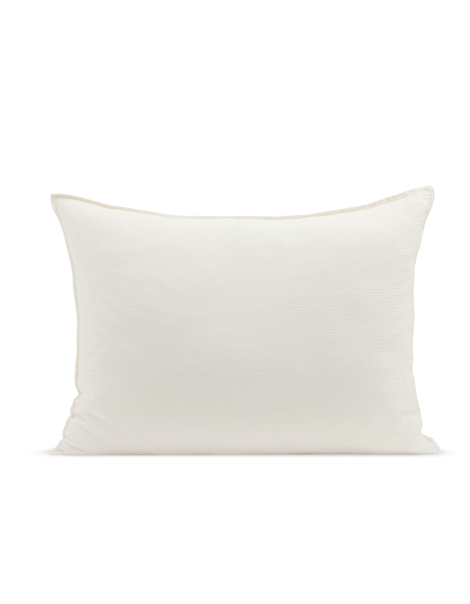 Maxi housse de coussin Gaze de coton - Ecru