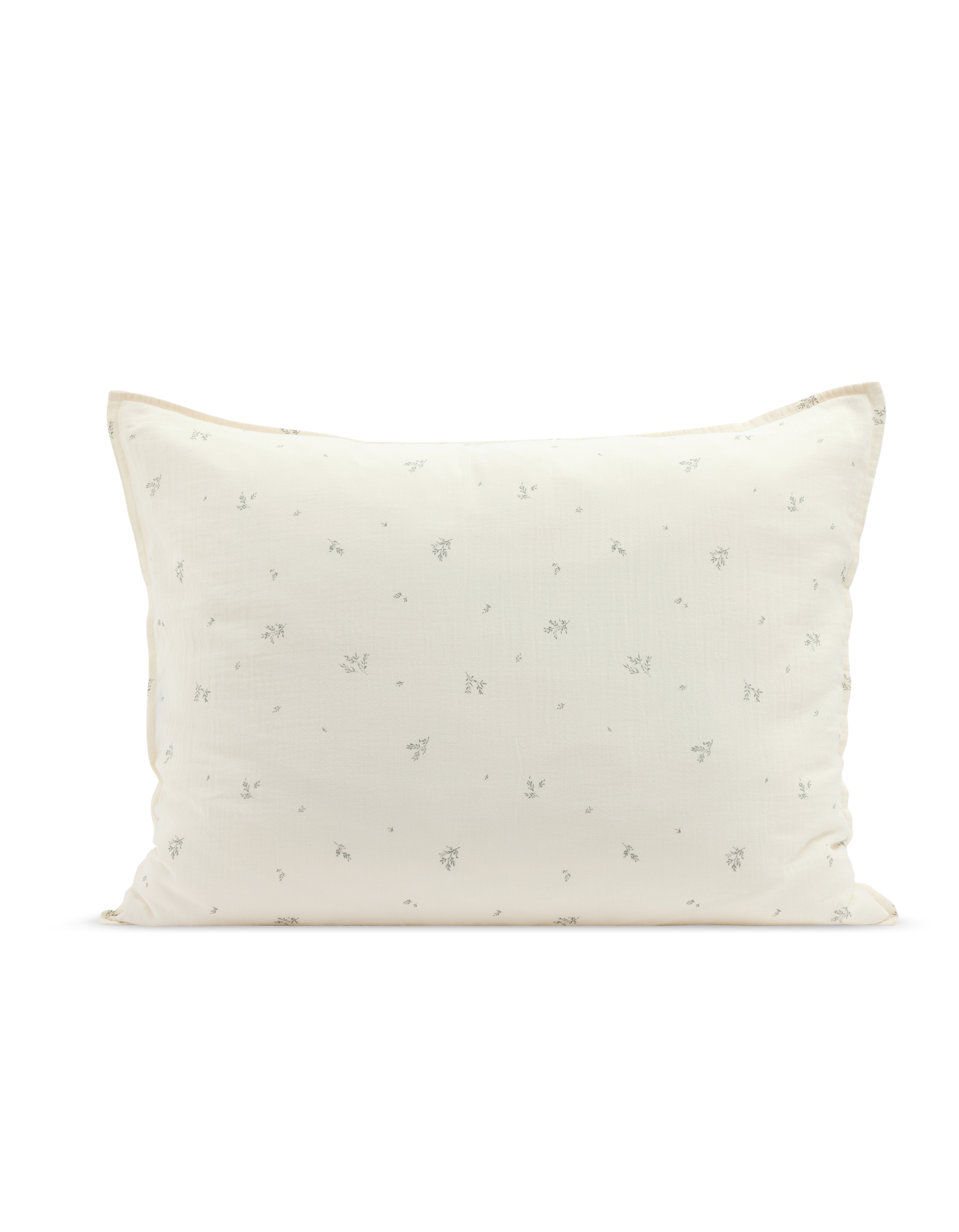 Maxi housse de coussin Gaze de coton - Fleurs