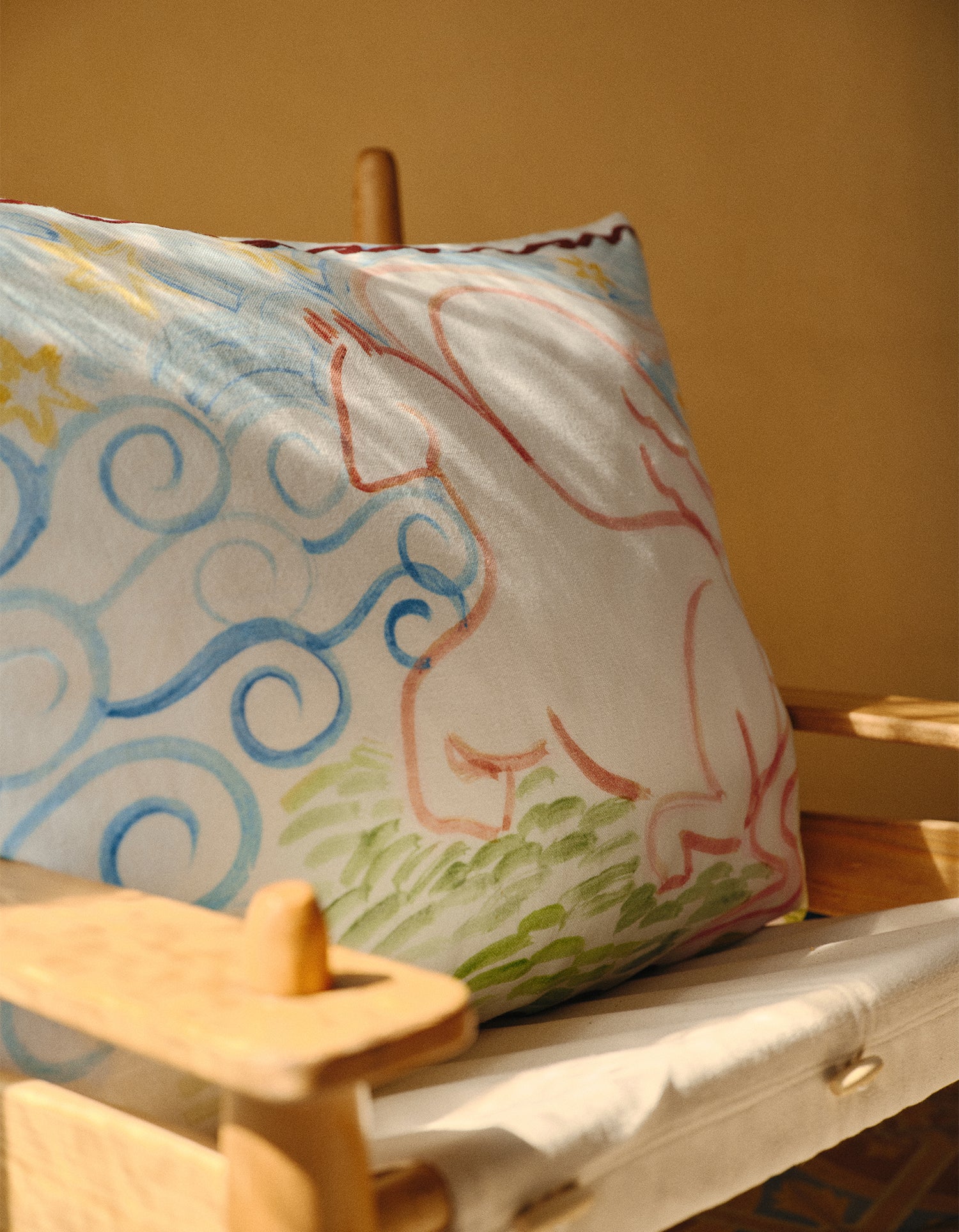Maxi housse de coussin - Jacques Merle x Bonsoirs - Pégase