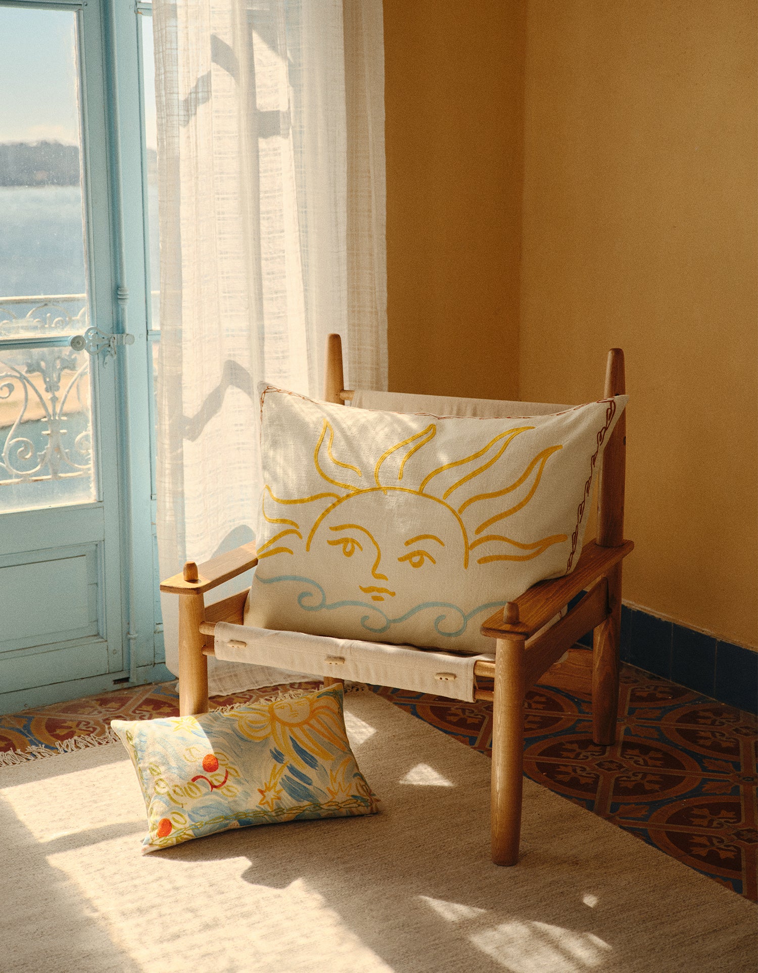 Maxi Cushion Cover - Jacques Merle x Bonsoirs - Solaria
