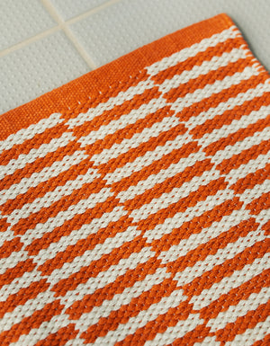 Damier Orange/Oranje Dambord/Orange Checkerboard/Orangefarbenes Schachbrettmuster/Scacchi Arancioni