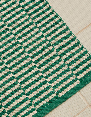 Tapis Damier - Damier Vert