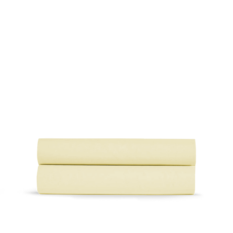 Gewaschener Perkal Spannbettlaken 200 TC - Yuzu
