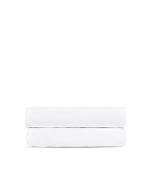 Drap housse Percale de coton Enfant - Juste Le Blanc
