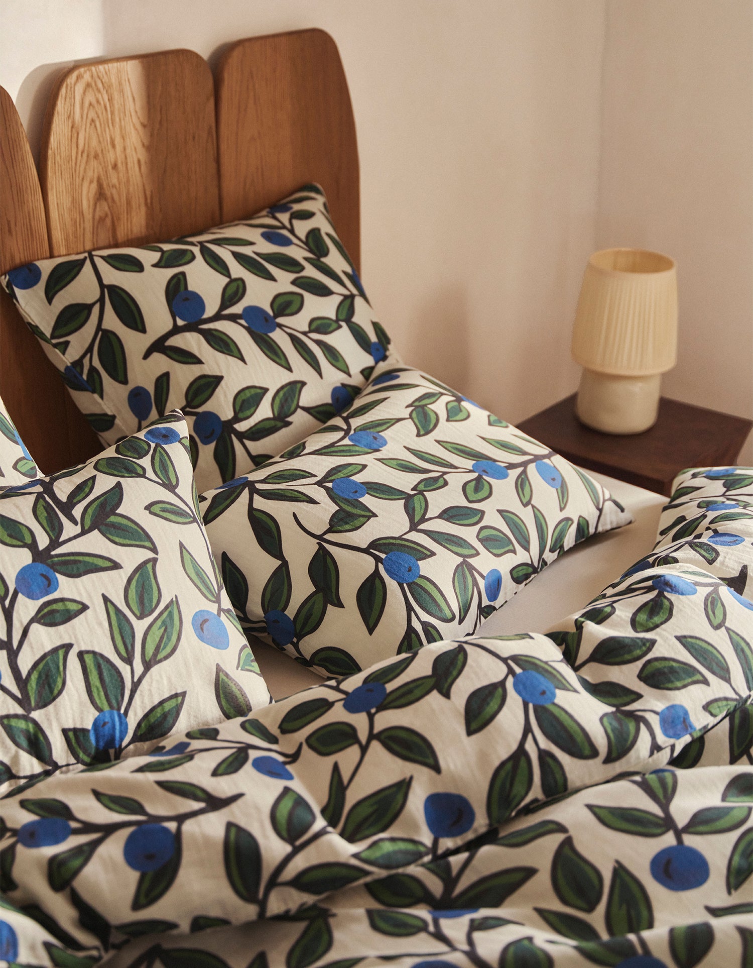 Coppia di federe in garza di cotone doppio strato - Cuore Arty