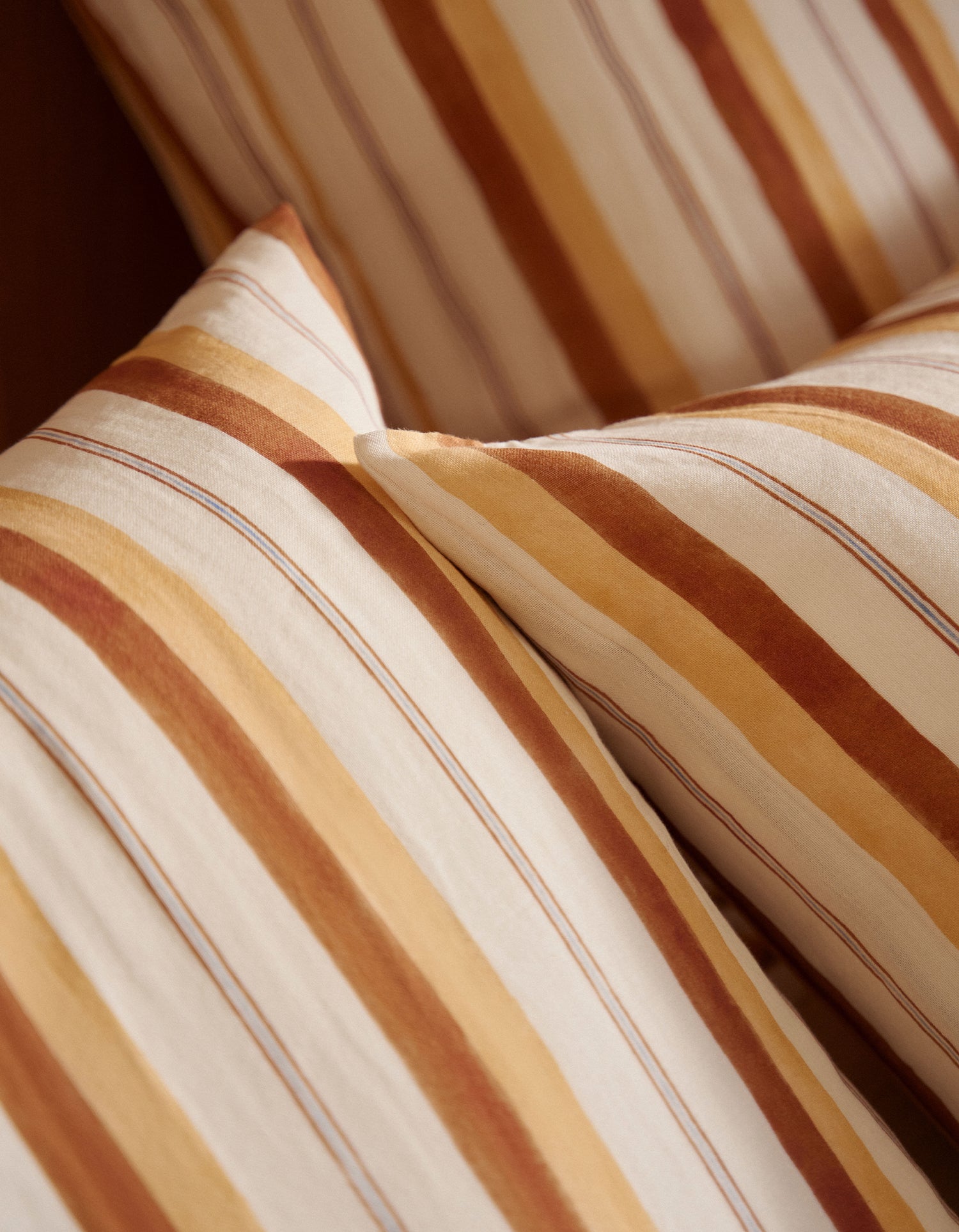 Copripiumino in garza di cotone doppio strato - Righe Etereo