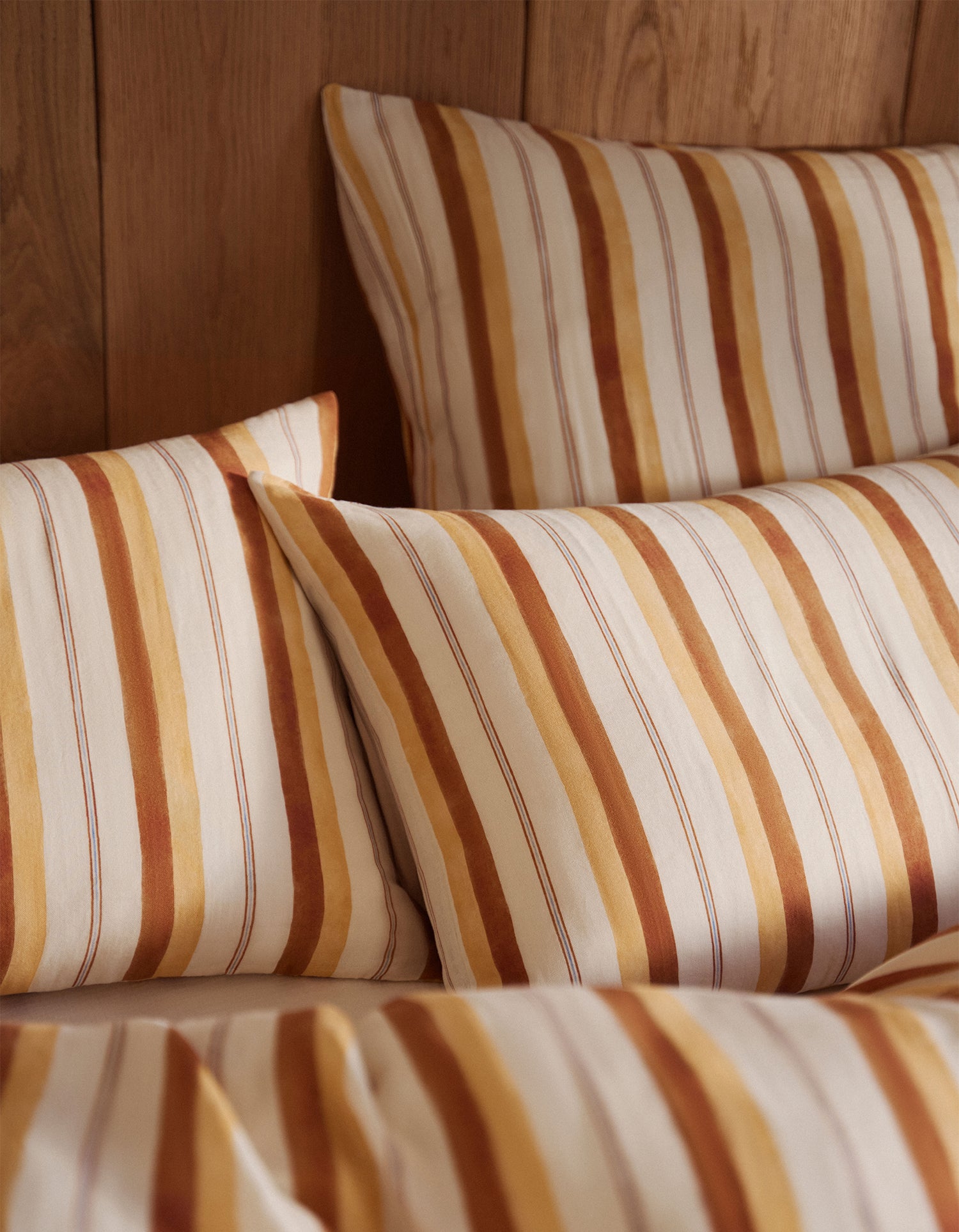 Copripiumino in garza di cotone doppio strato - Righe Etereo