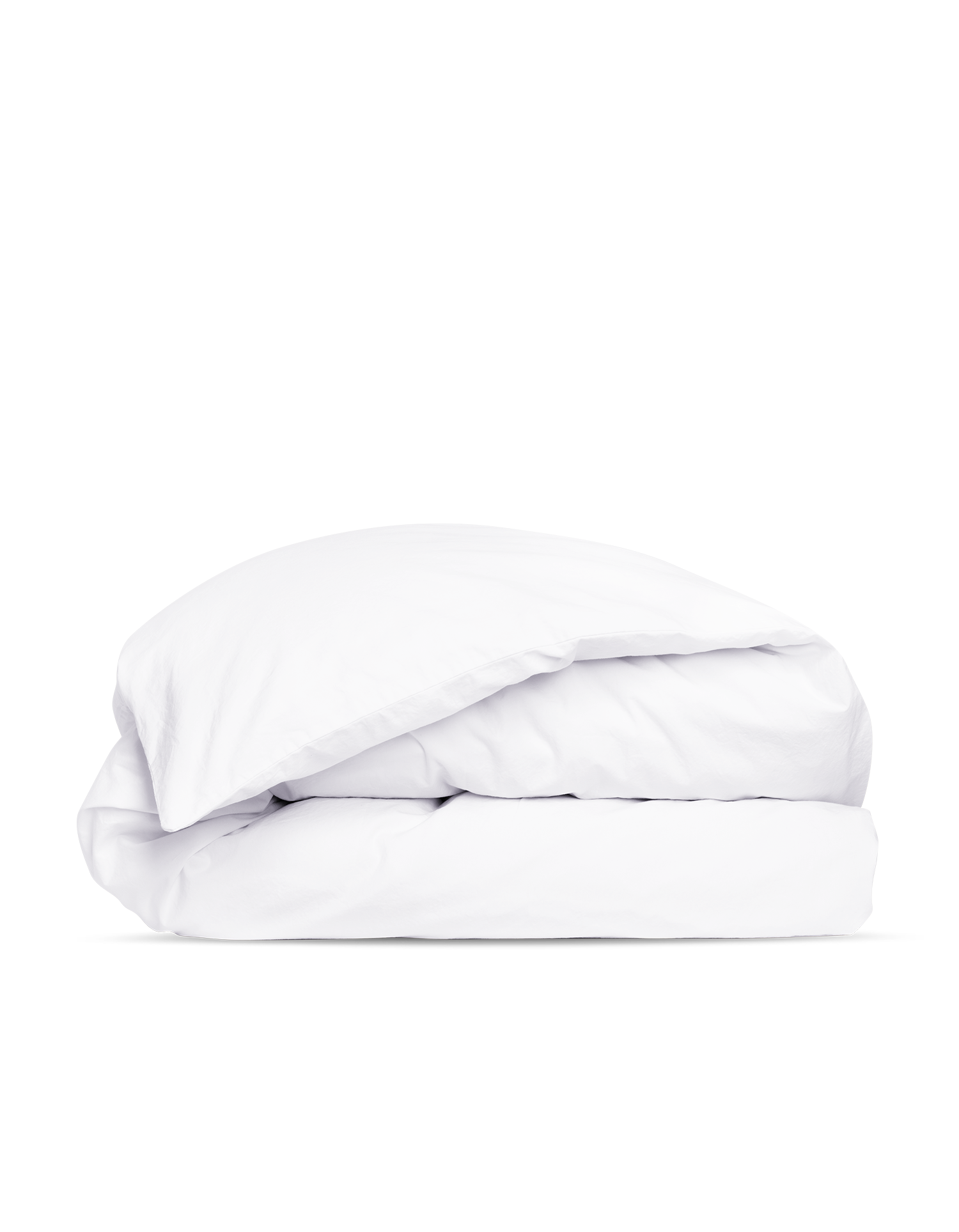 Housse de couette Percale de coton Enfant - Juste Le Blanc