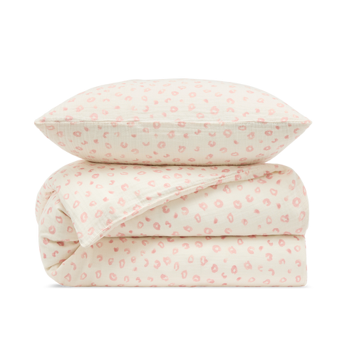 Parure Gaze de coton Bébé & Enfant - Pink Leo