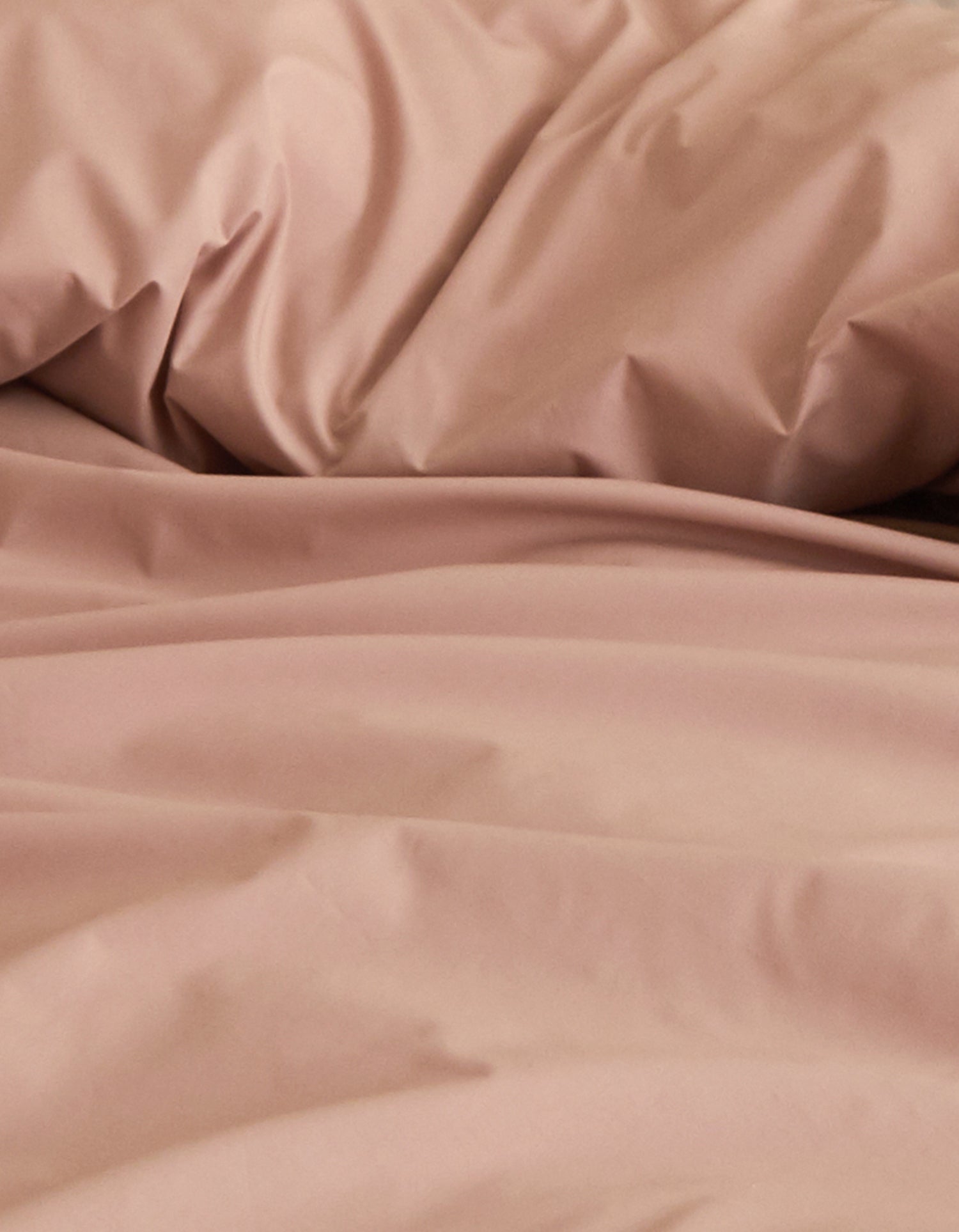 Housse de couette Percale de coton 120 fils - Juste Le Vieux Rose