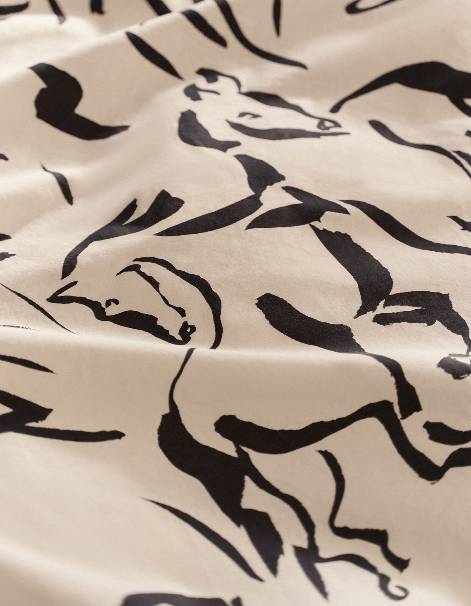 Copripiumino in percalle lavato - Cavalli Selvaggi