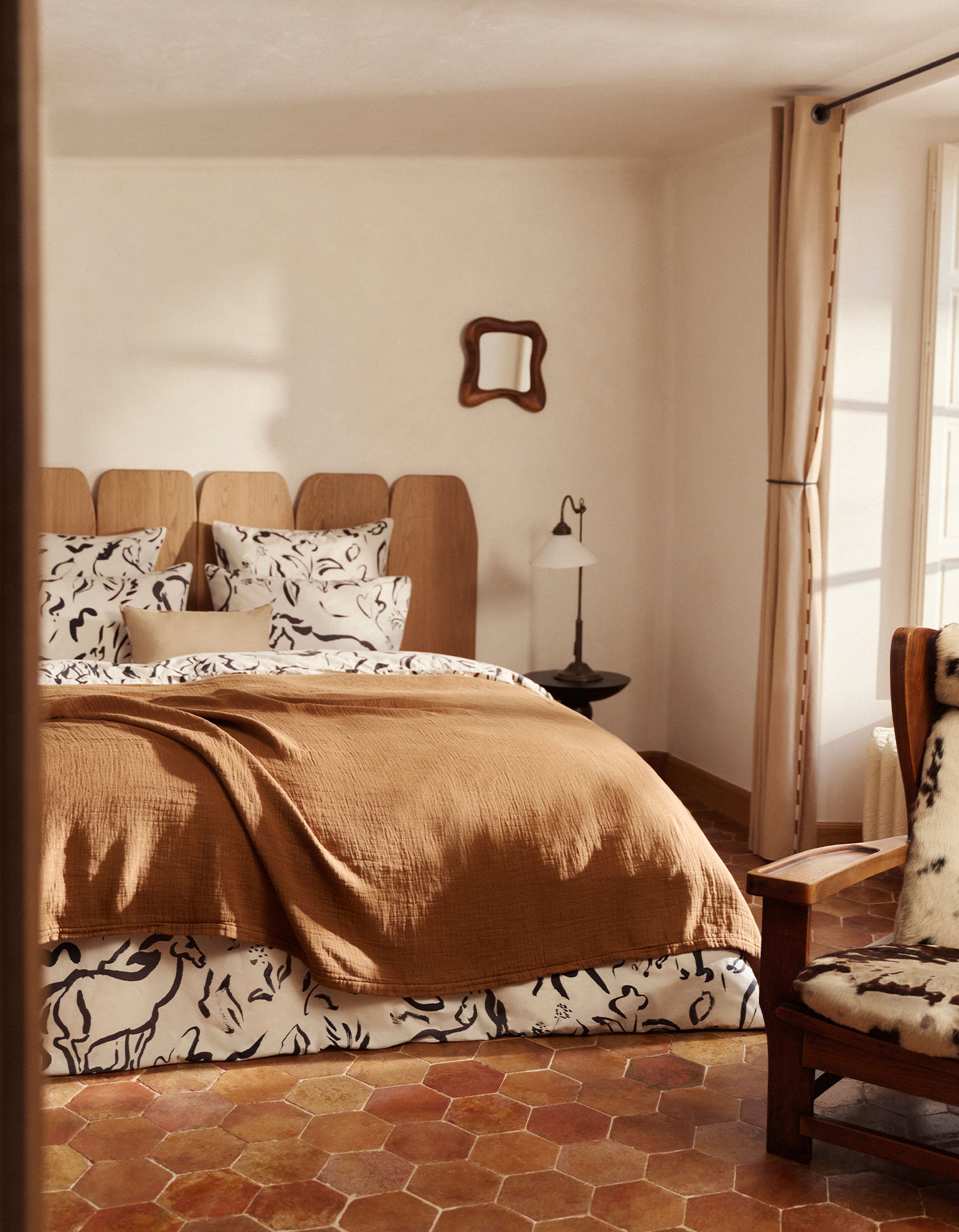 Copripiumino in percalle lavato - Cavalli Selvaggi