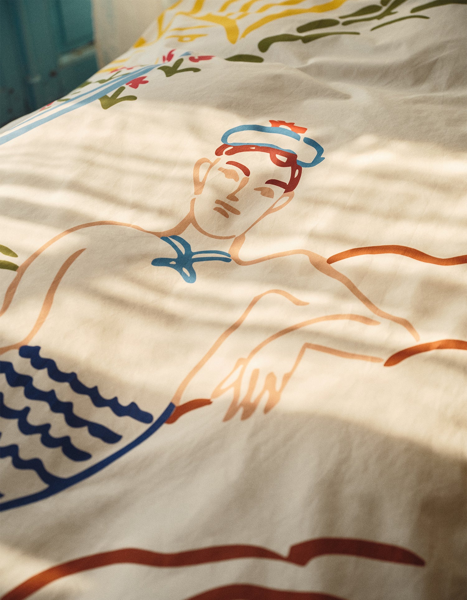 Housse de couette Percale Lavée 80 fils/cm² - Jacques Merle x Bonsoirs - Olympe