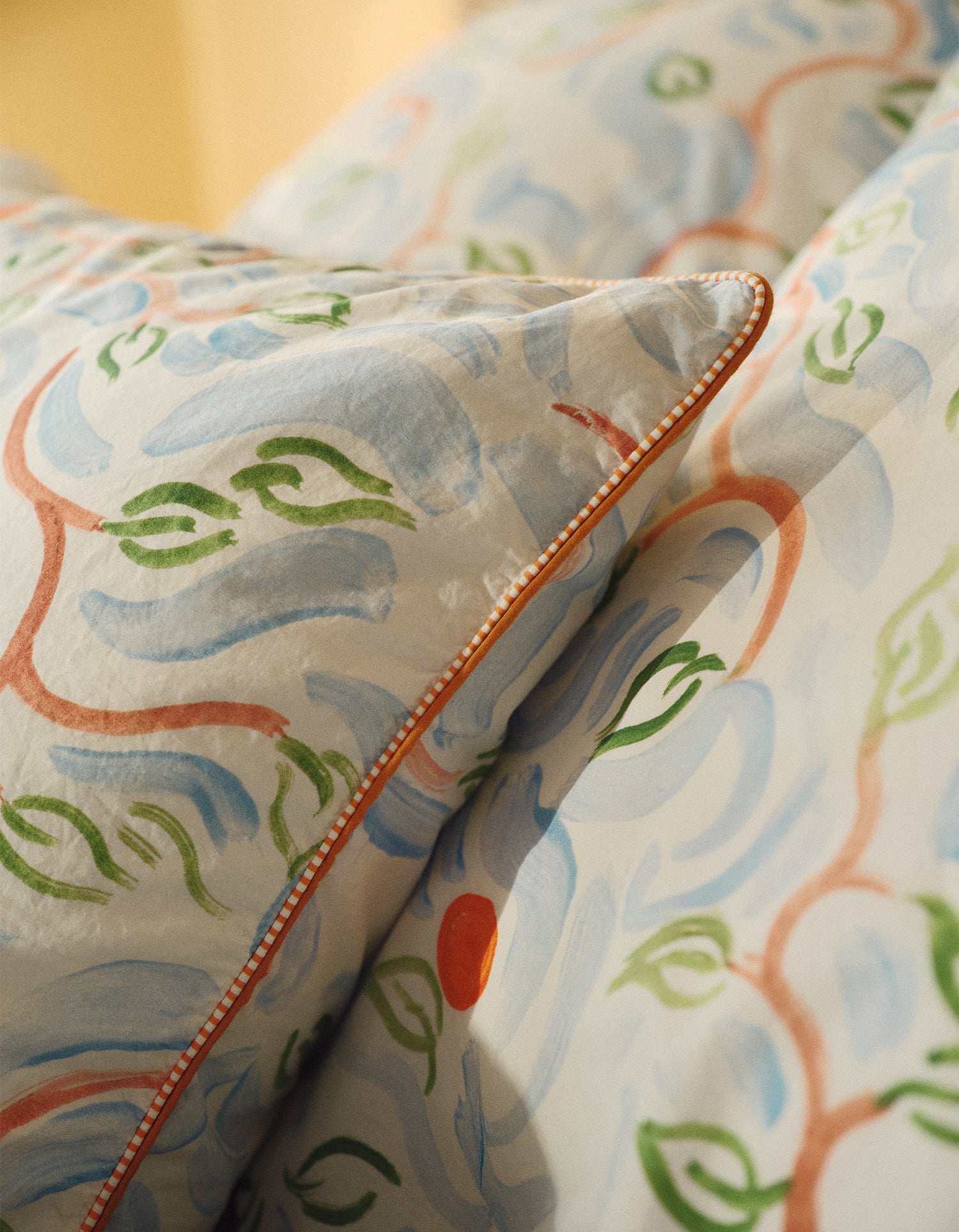 Housse de couette Percale Lavée 80 fils/cm² - Jacques Merle x Bonsoirs - L'Oranger