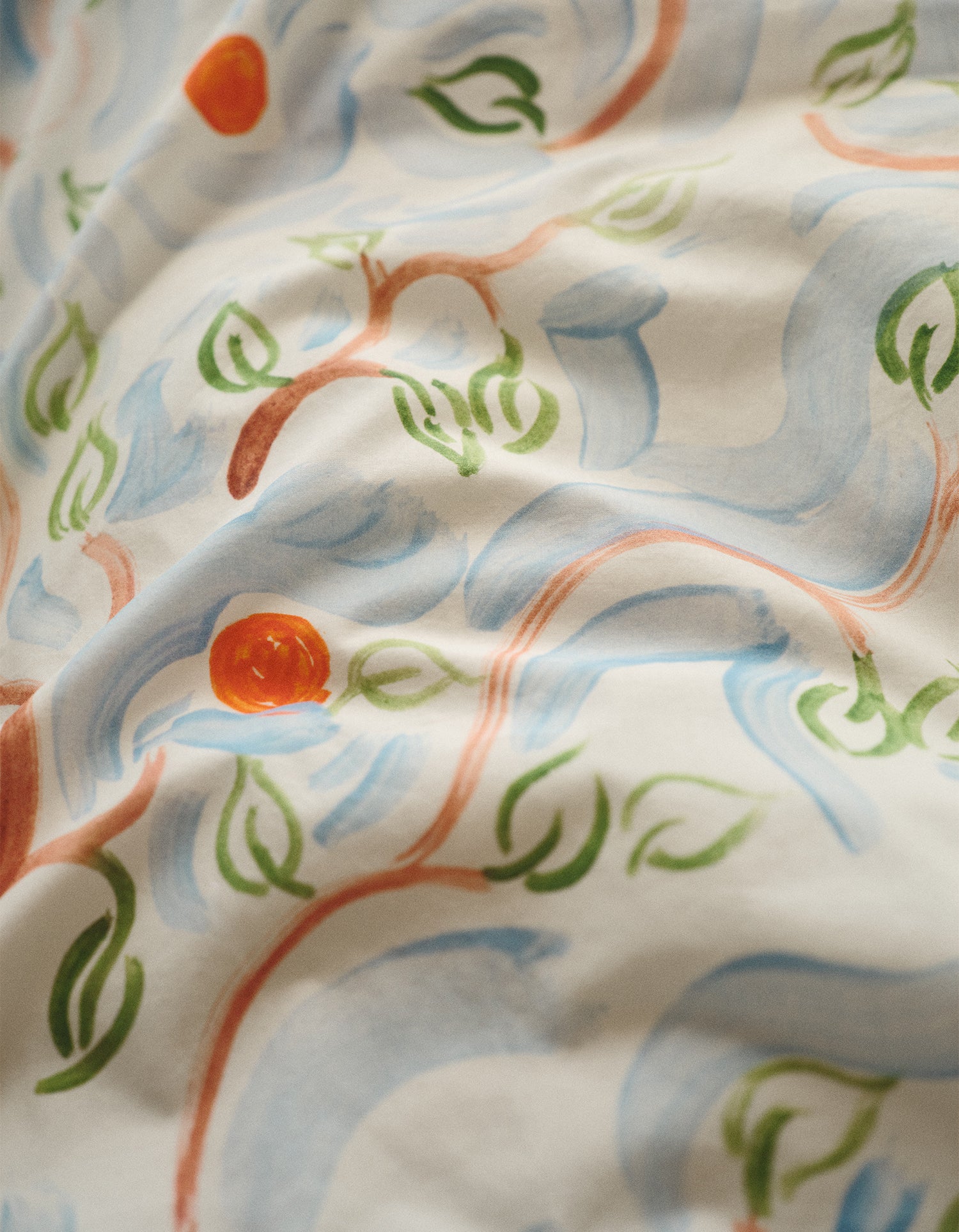 Housse de couette Percale Lavée 80 fils/cm² - Jacques Merle x Bonsoirs - L'Oranger