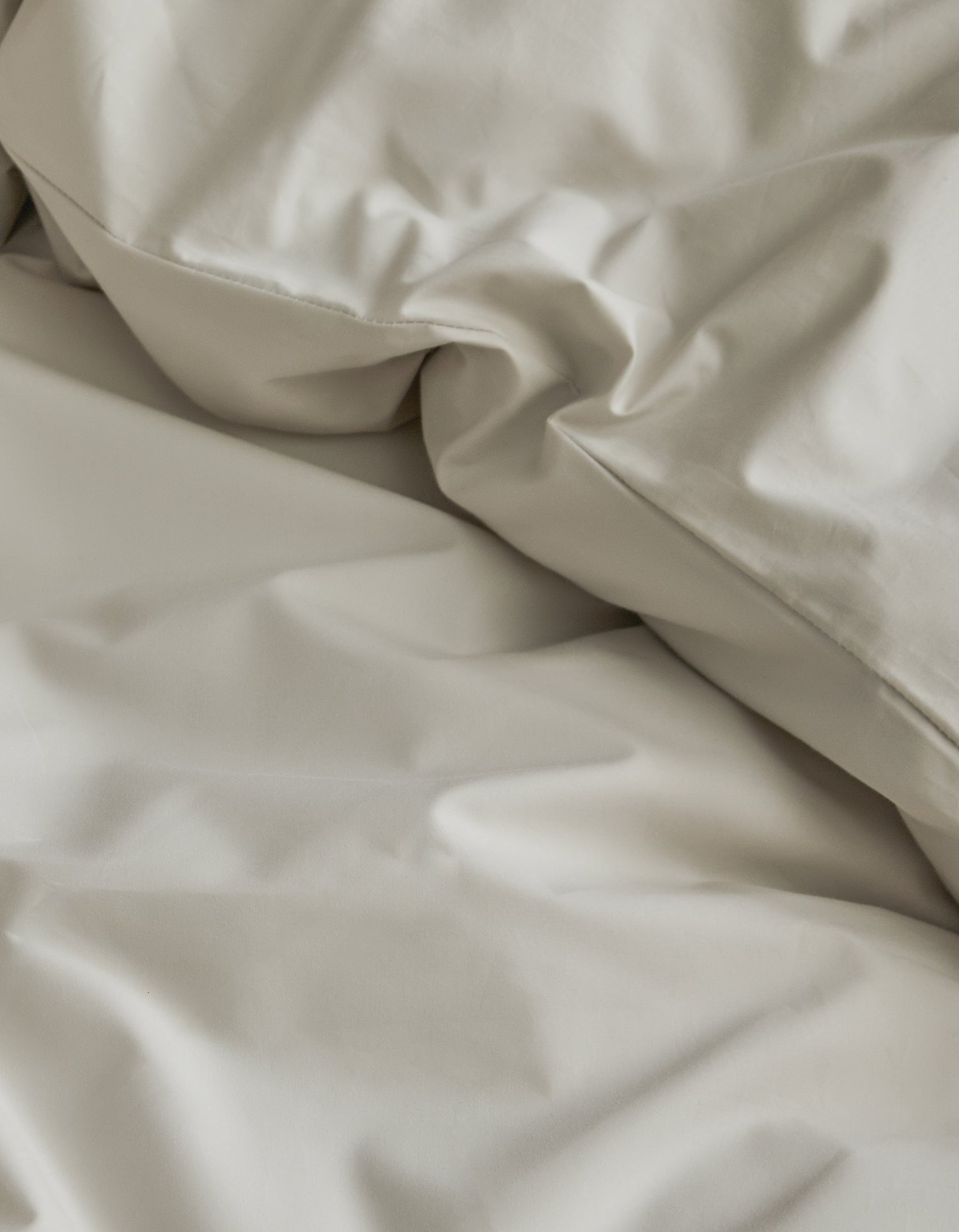 Housse de couette Percale de coton 120 fils - Juste Le Sable