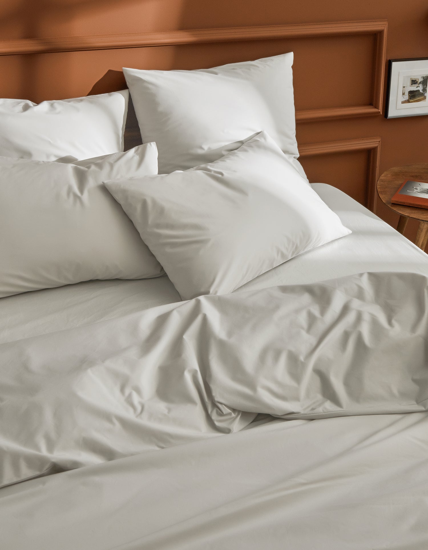 Housse de couette Percale de coton 120 fils - Juste Le Sable